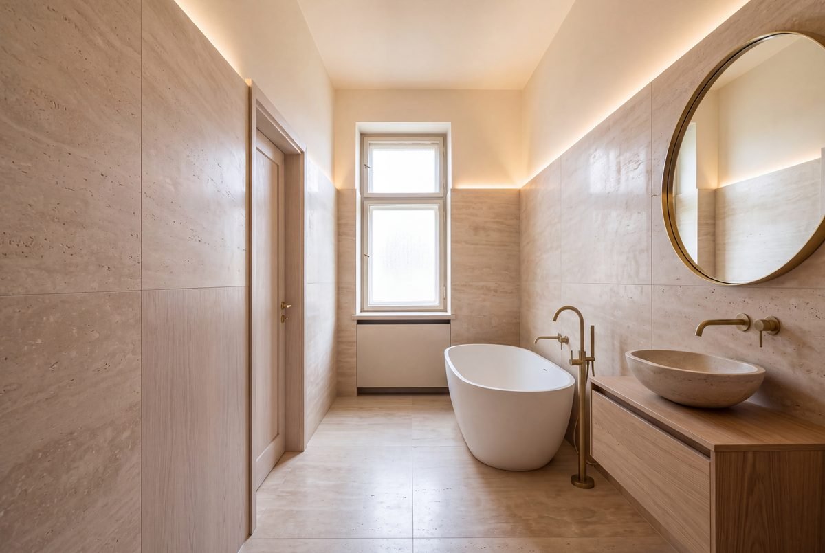Bathroom, The Kamienica Residence (After)