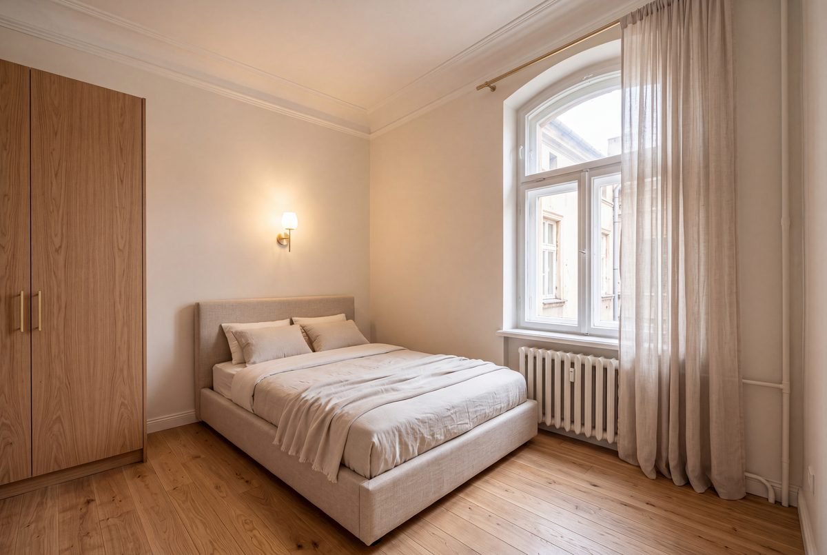 Bedroom, The Kamienica Residence (After)