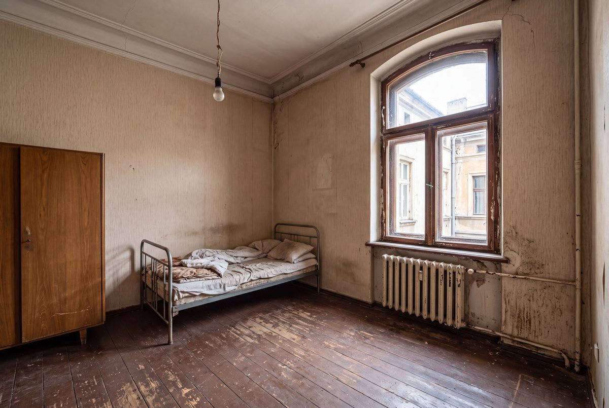 Bedroom, The Kamienica Residence (Before)
