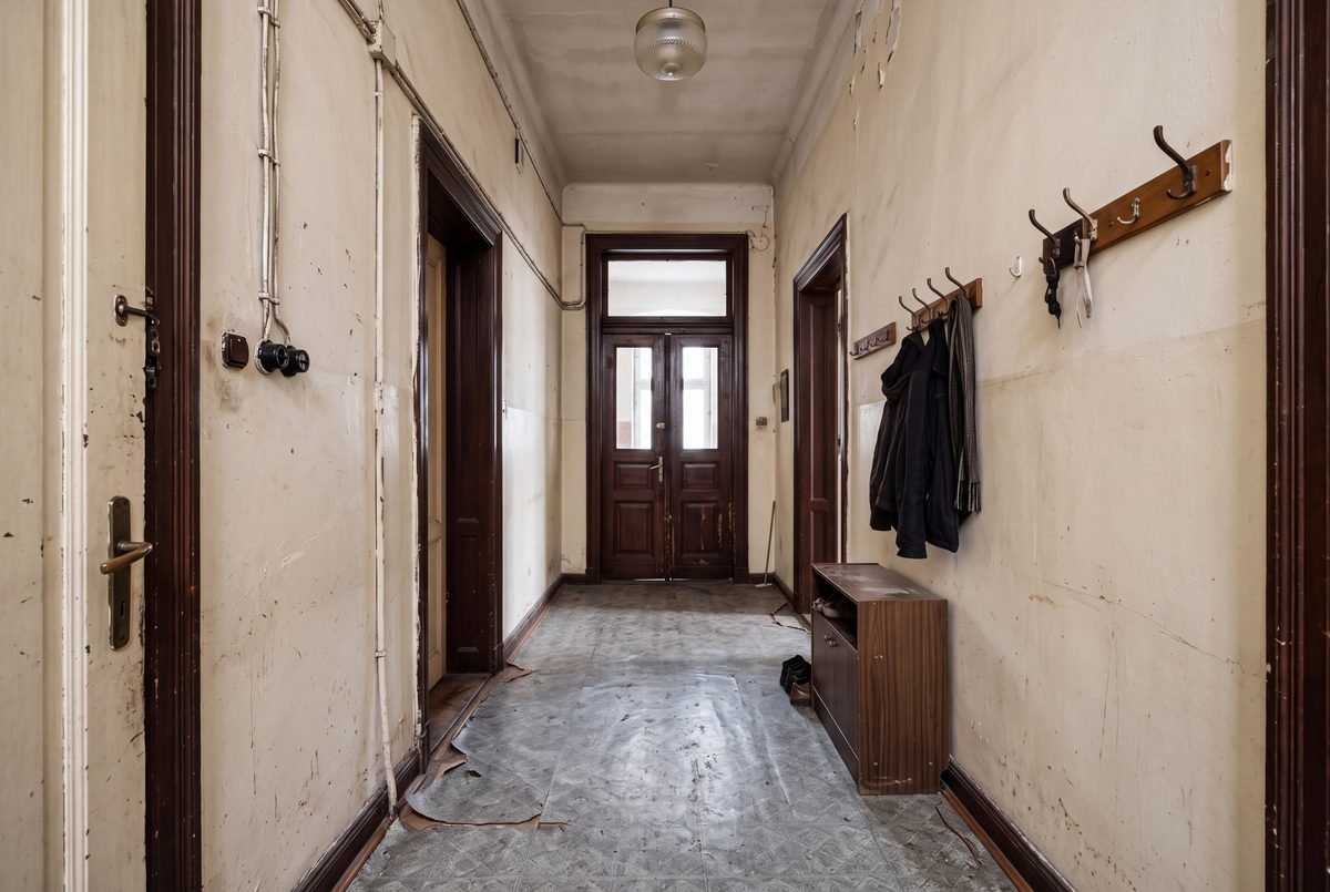 Hallway, The Kamienica Residence (Before)